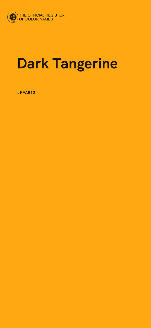 #FFA812 - Dark Tangerine color image