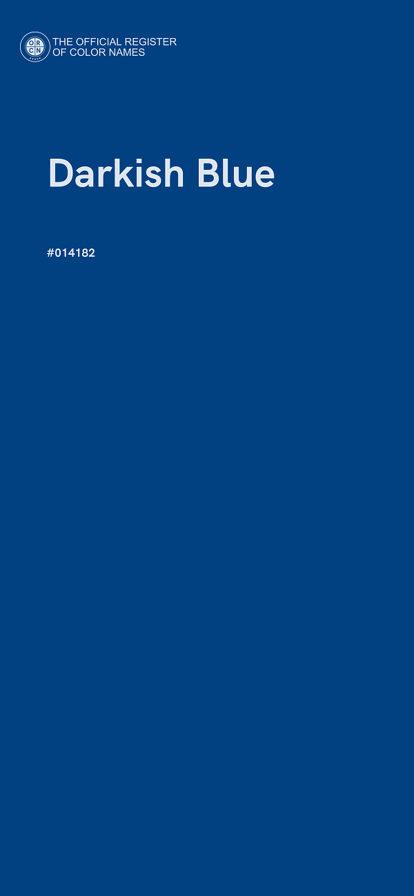 #014182 - Darkish Blue color image