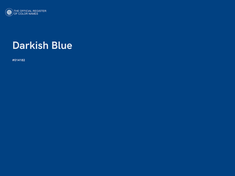 #014182 - Darkish Blue color image