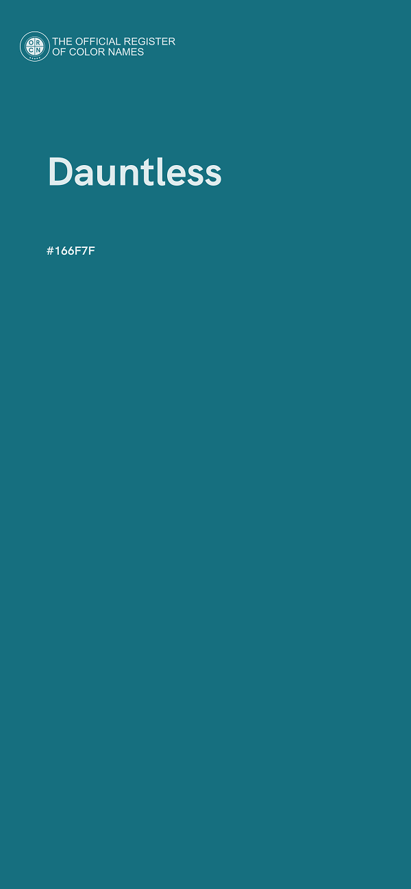 #166F7F - Dauntless color image