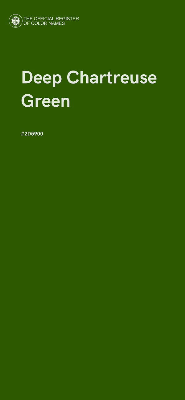 #2D5900 - Deep Chartreuse Green color image