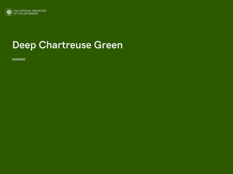 #2D5900 - Deep Chartreuse Green color image