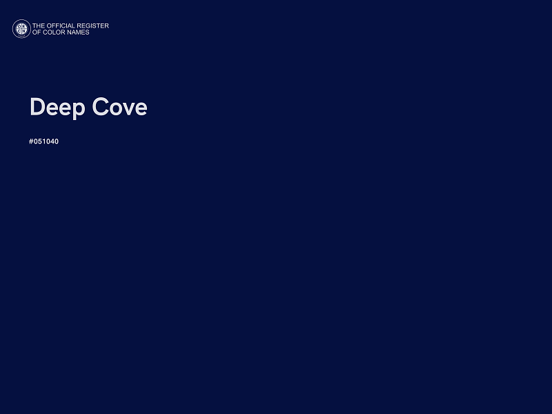 #051040 - Deep Cove color image