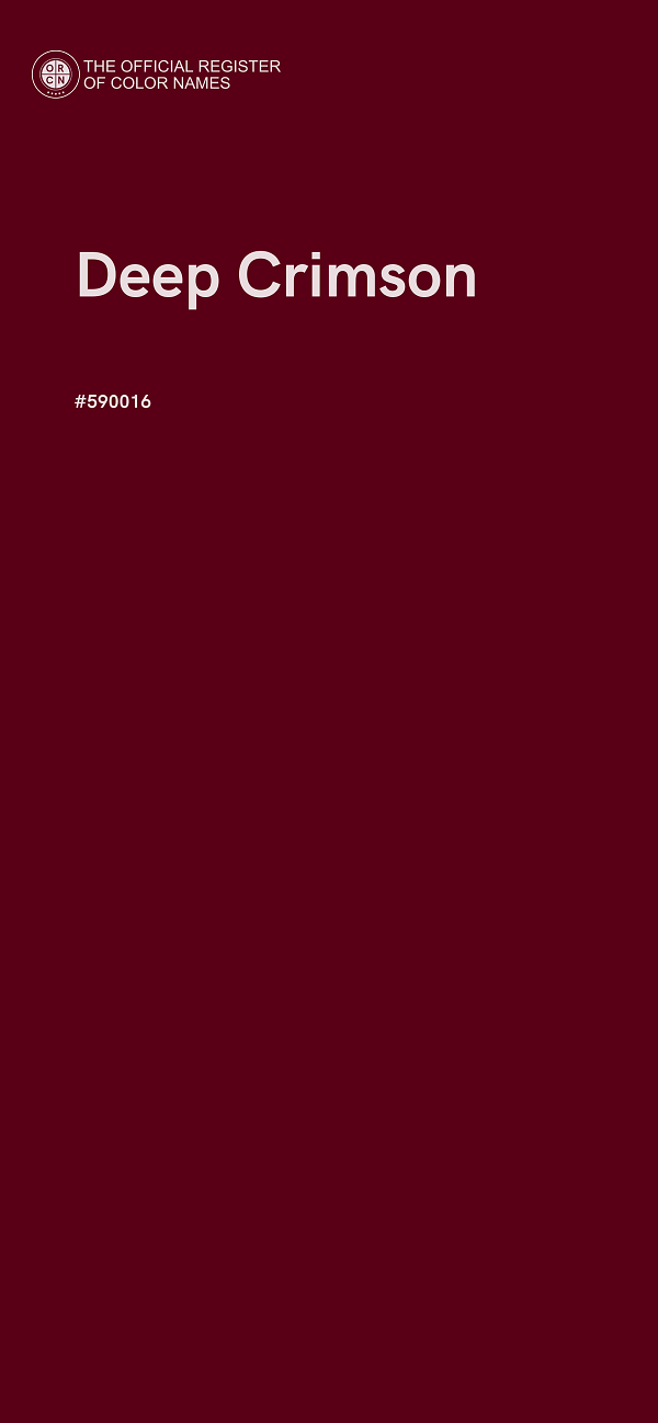 #590016 - Deep Crimson color image