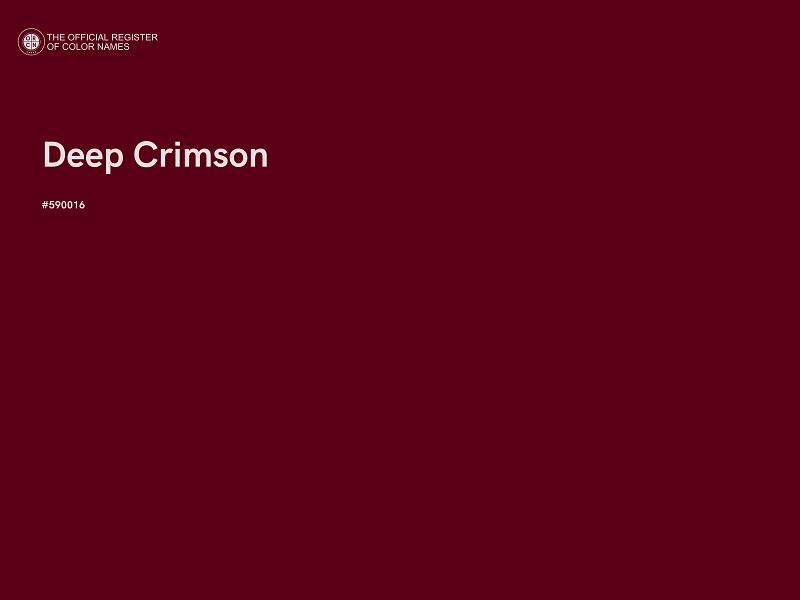 #590016 - Deep Crimson color image