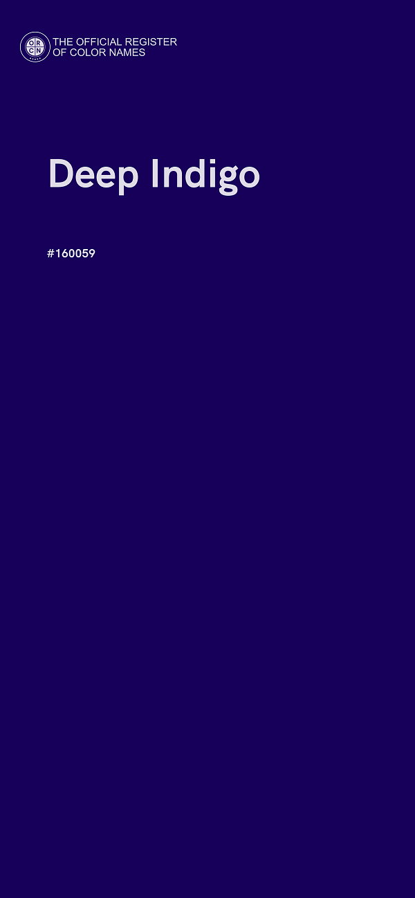 #160059 - Deep Indigo color image