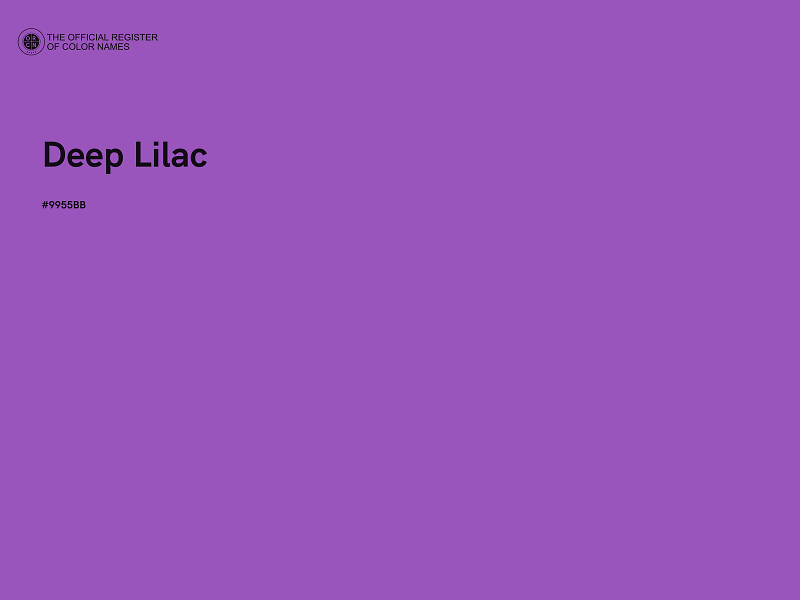#9955BB - Deep Lilac color image