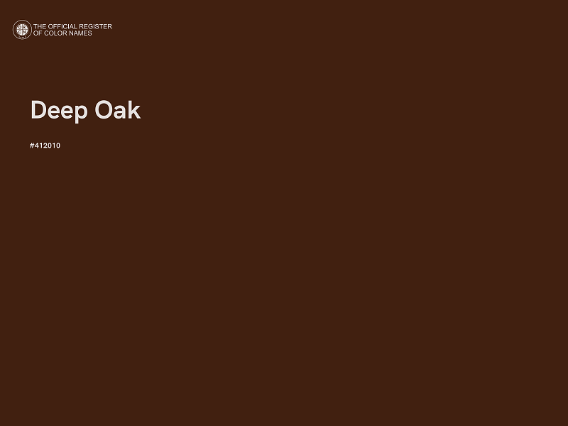 #412010 - Deep Oak color image