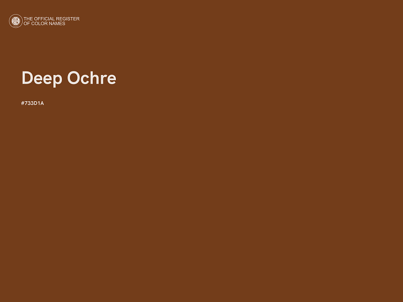 #733D1A - Deep Ochre color image