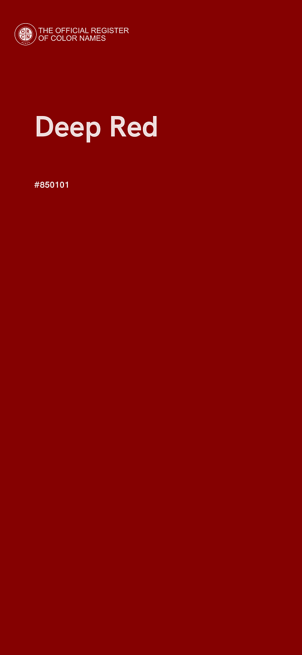 #850101 - Deep Red color image