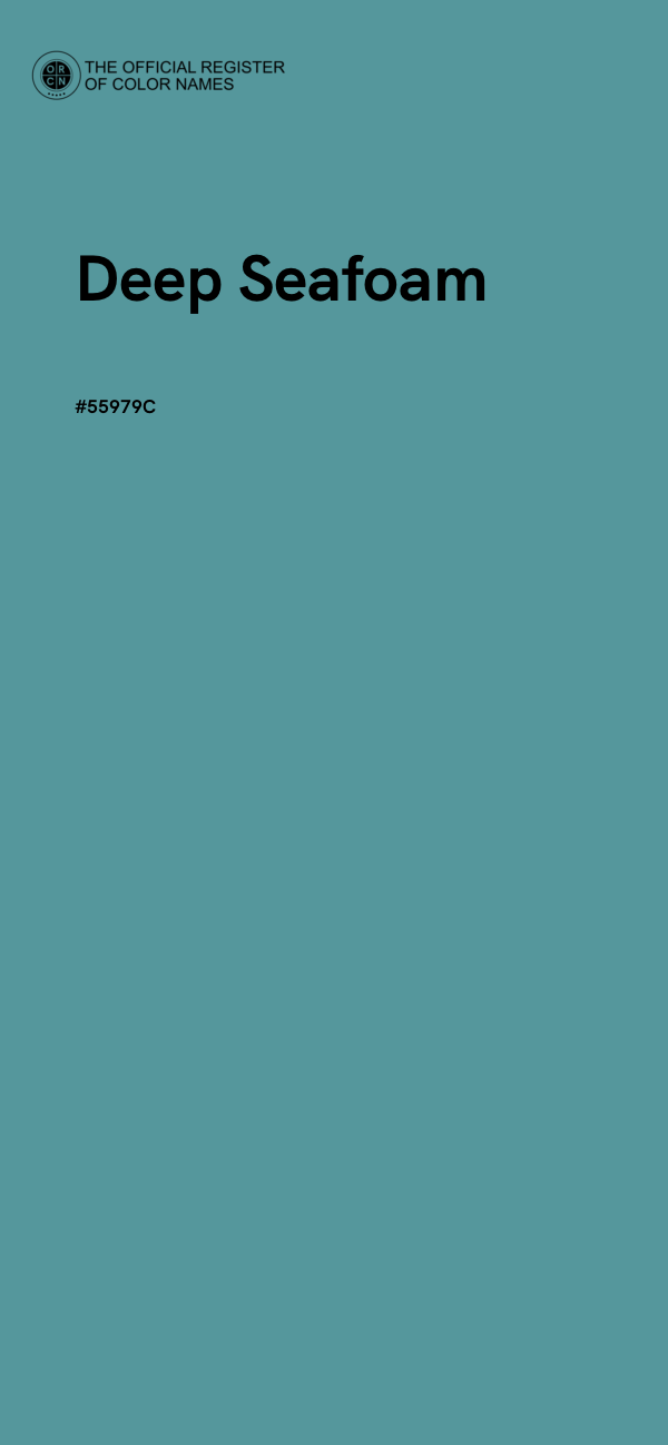 #55979C - Deep Seafoam color image