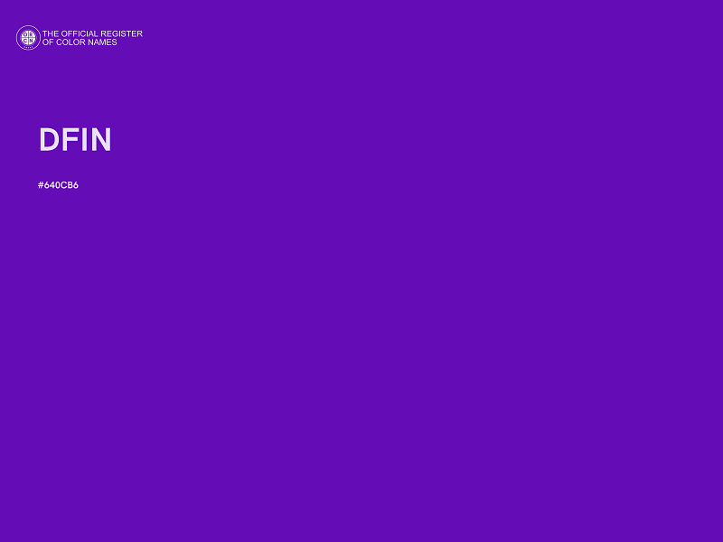 #640CB6 - DFIN color image