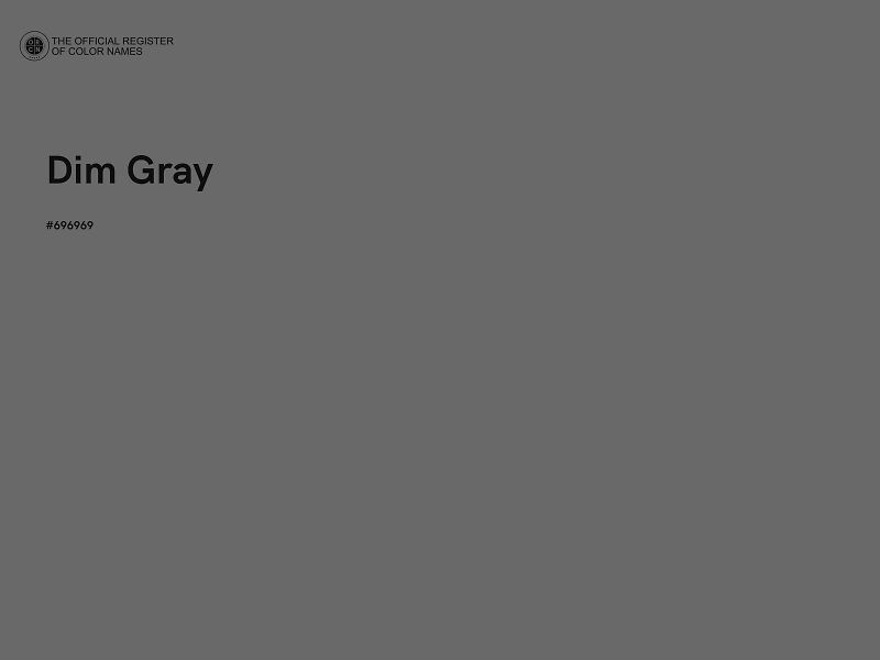 #696969 - Dim Gray color image
