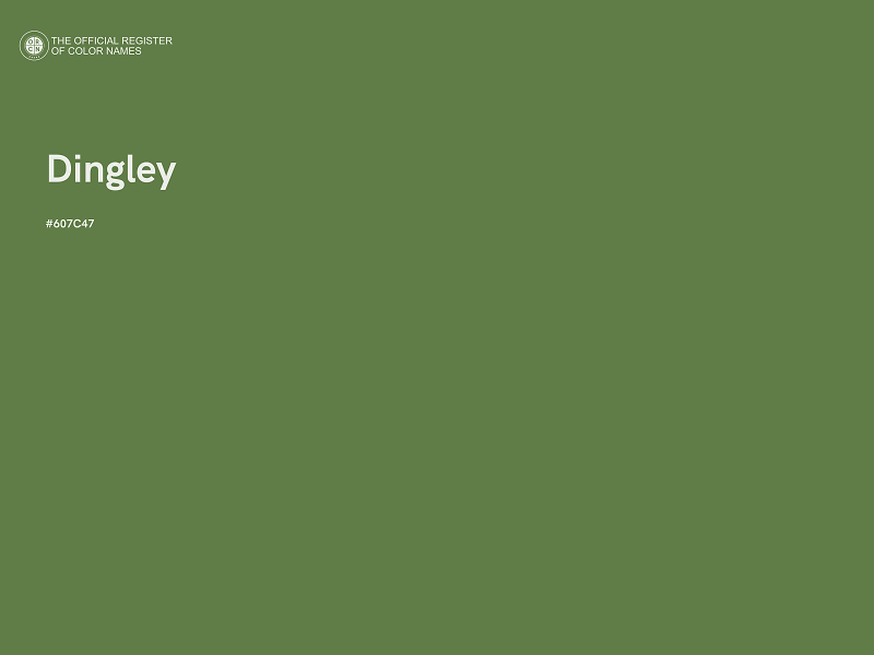 #607C47 - Dingley color image