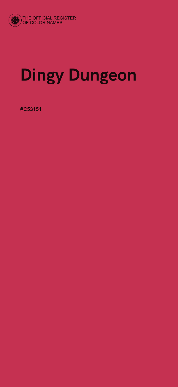 #C53151 - Dingy Dungeon color image