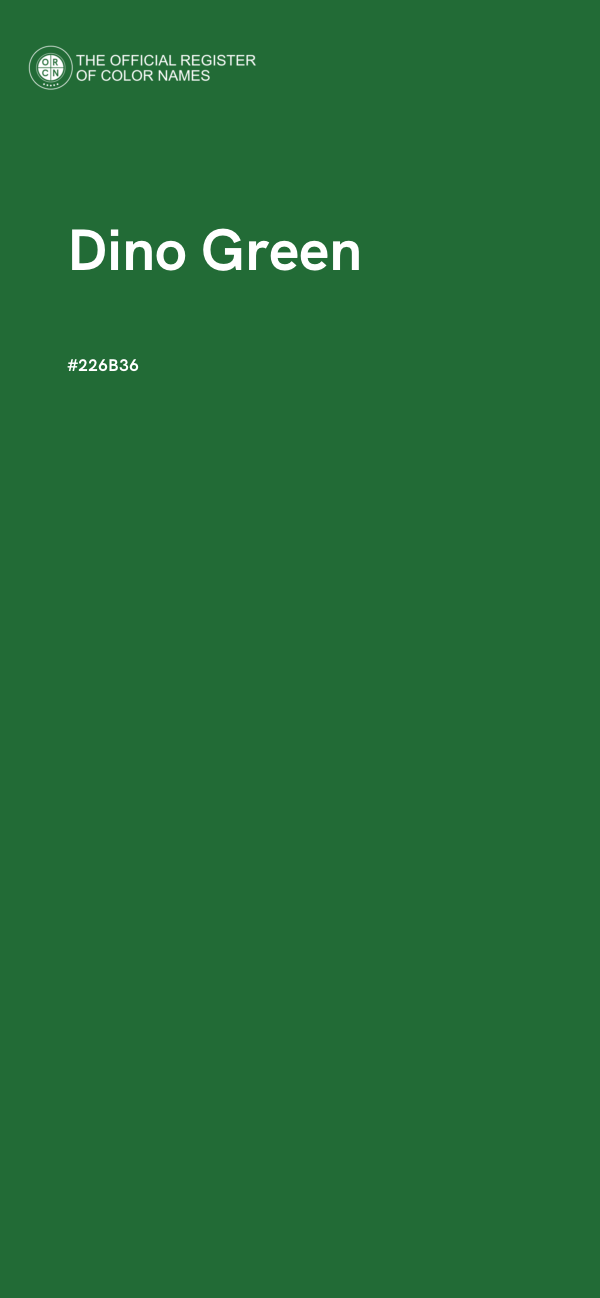 #226B36 - Dino Green color image