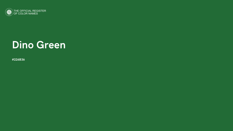 #226B36 - Dino Green color image