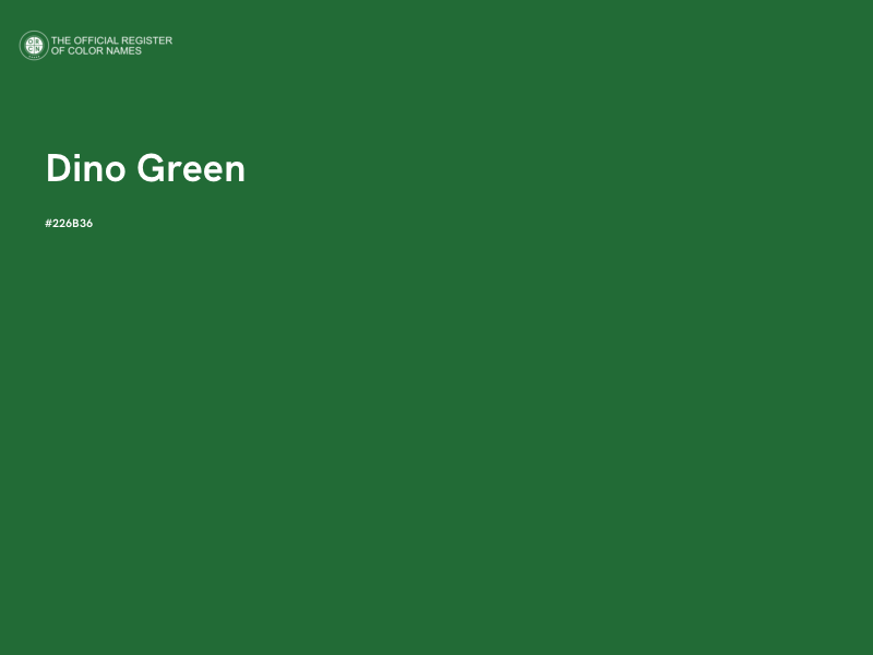 #226B36 - Dino Green color image