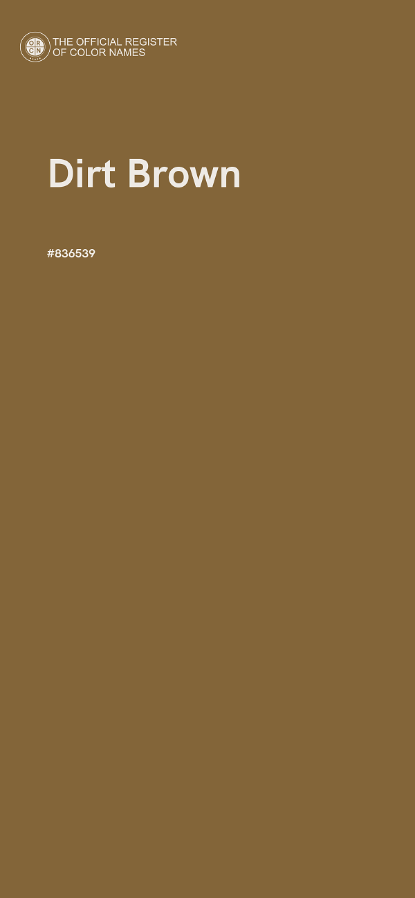 #836539 - Dirt Brown color image