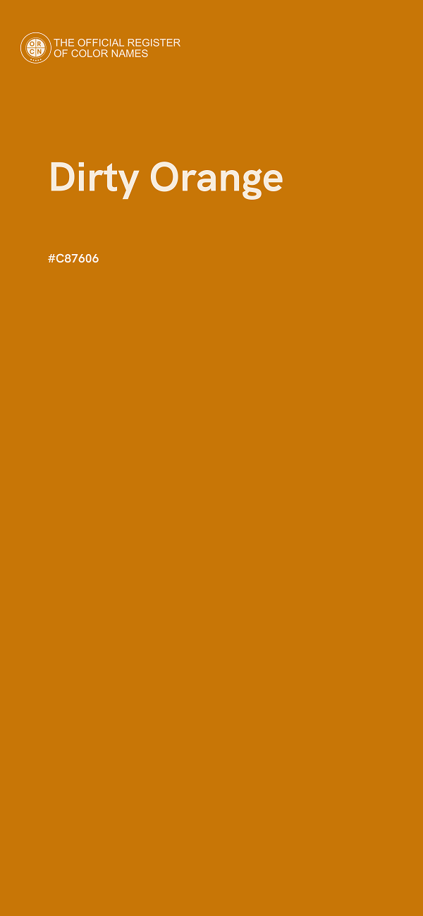#C87606 - Dirty Orange color image
