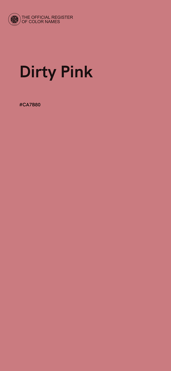 #CA7B80 - Dirty Pink color image