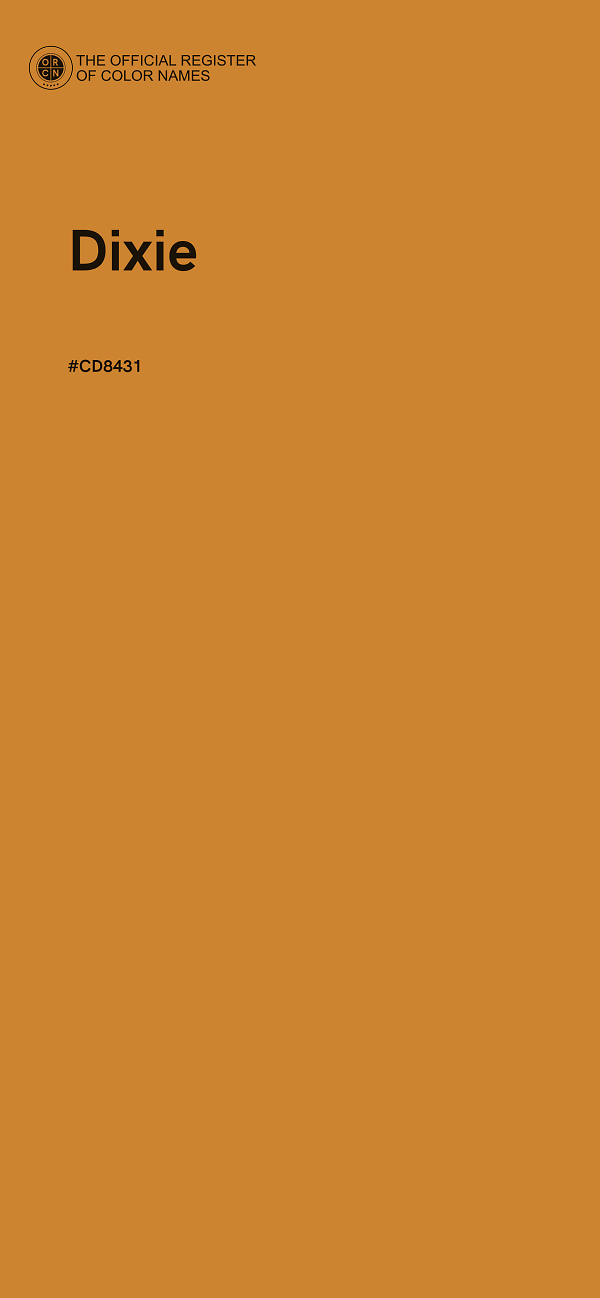 #CD8431 - Dixie color image