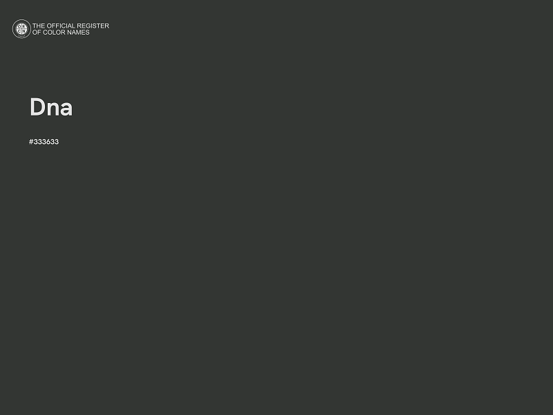 #333633 - Dna color image