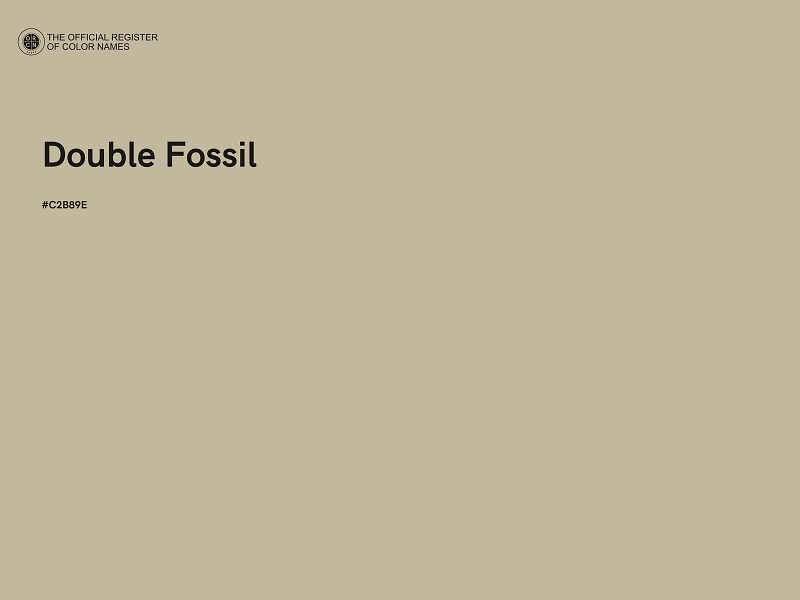 #C2B89E - Double Fossil color image