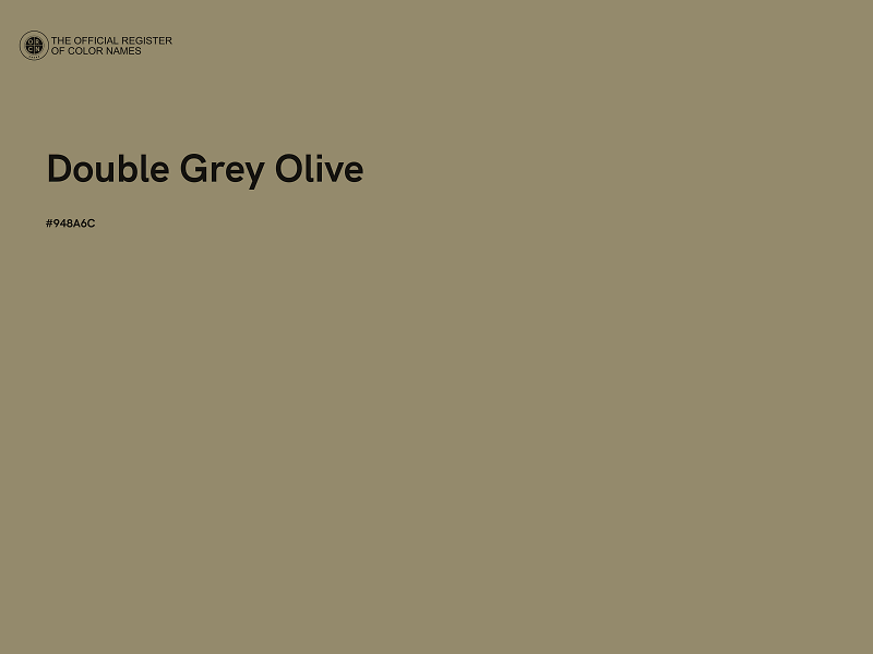 #948A6C - Double Grey Olive color image