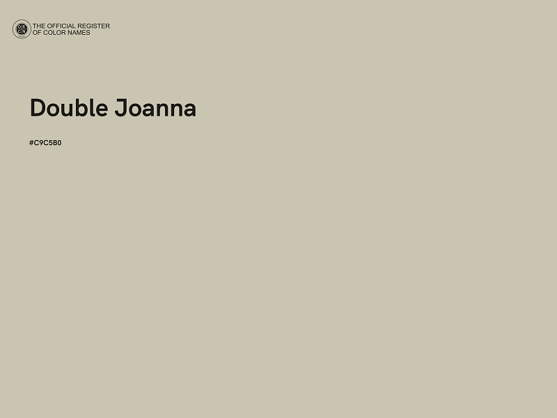 #C9C5B0 - Double Joanna color image