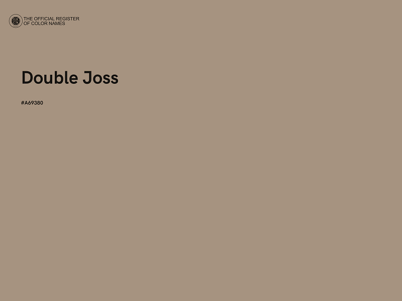 #A69380 - Double Joss color image