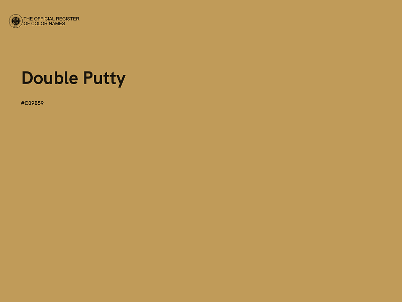 #C09B59 - Double Putty color image