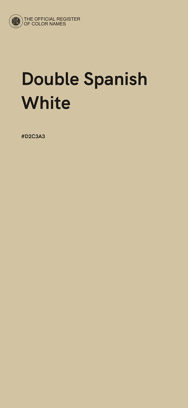 #D2C3A3 - Double Spanish White color image