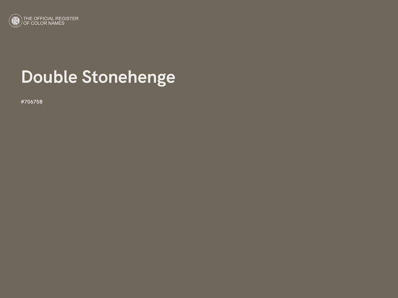 #70675B - Double Stonehenge color image
