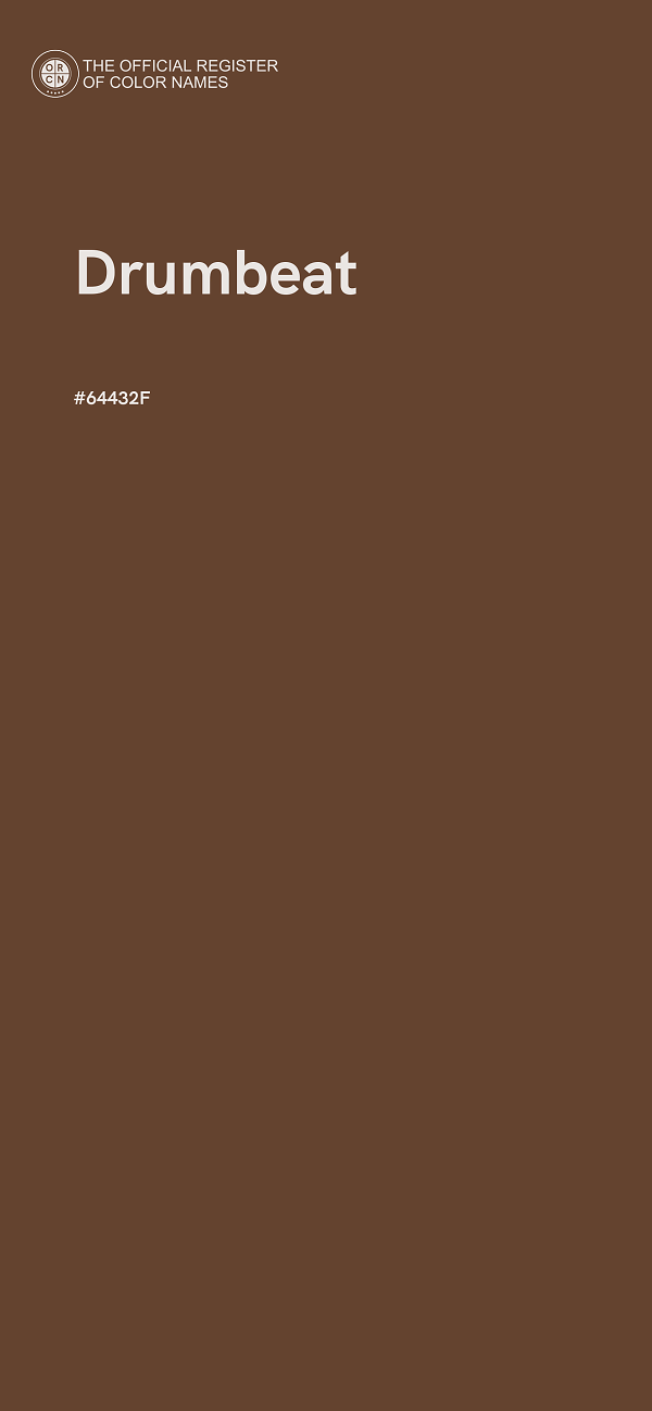 #64432F - Drumbeat color image