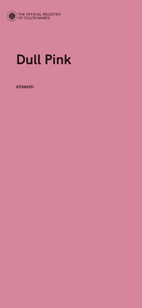 #D5869D - Dull Pink color image