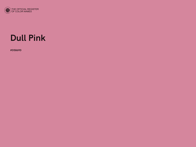 #D5869D - Dull Pink color image