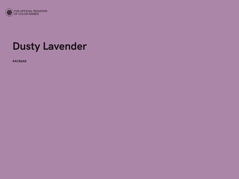 #AC86A8 - Dusty Lavender color image