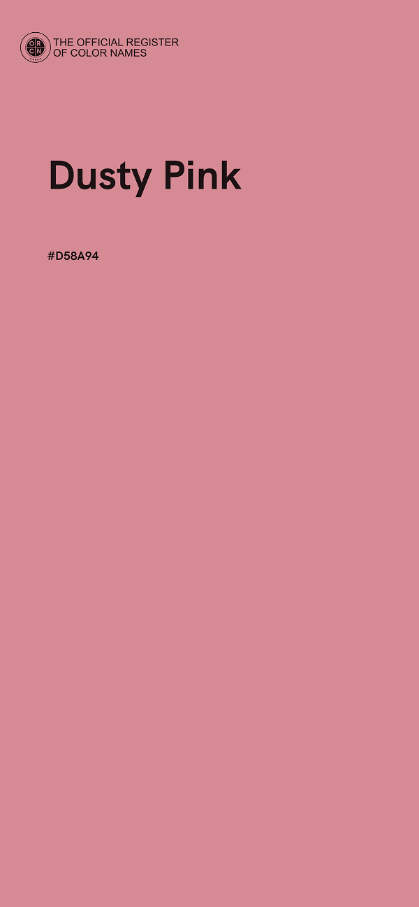 #D58A94 - Dusty Pink color image