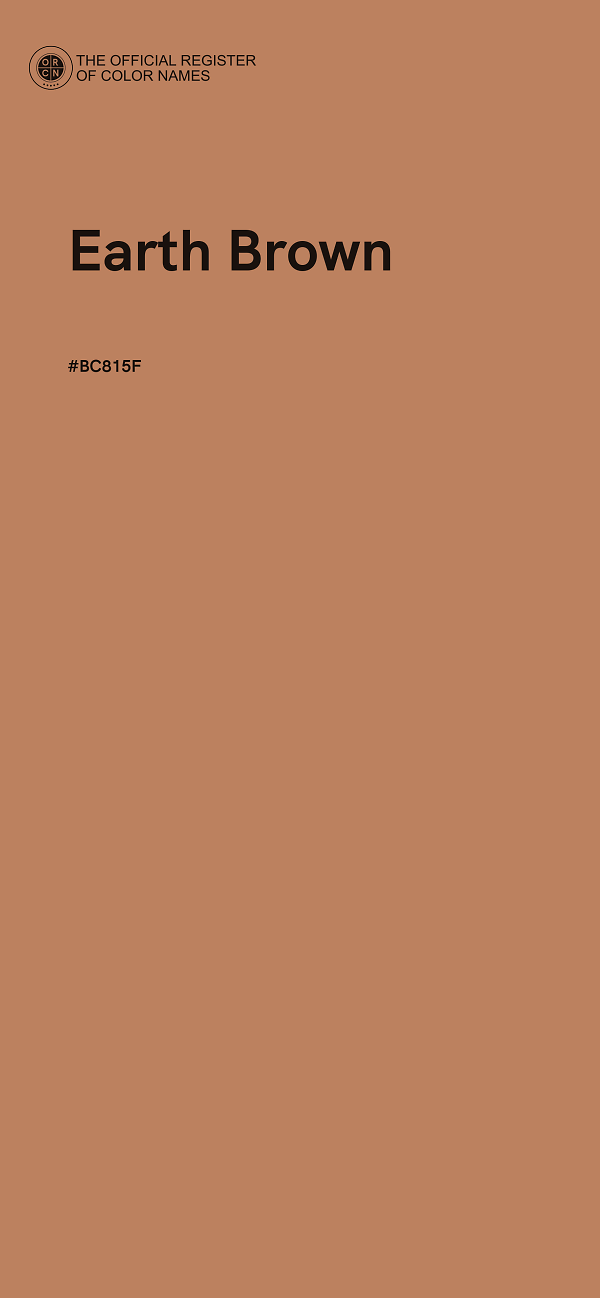#BC815F - Earth Brown color image