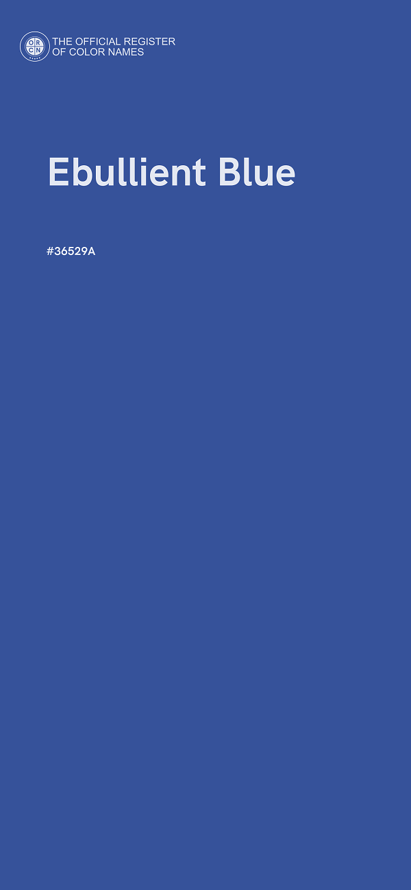 #36529A - Ebullient Blue color image