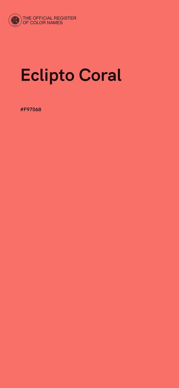 #F97068 - Eclipto Coral color image