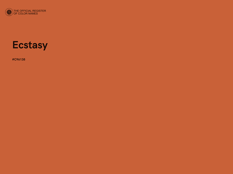 #C96138 - Ecstasy color image