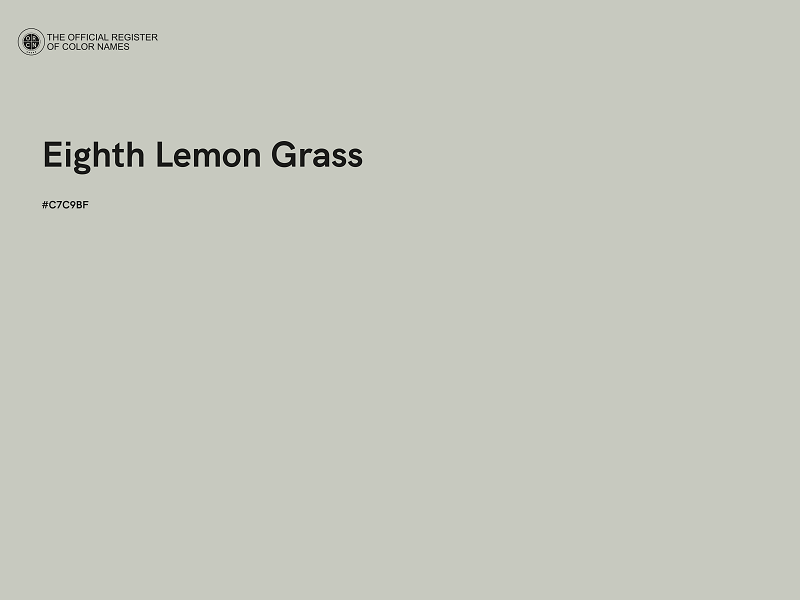 #C7C9BF - Eighth Lemon Grass color image