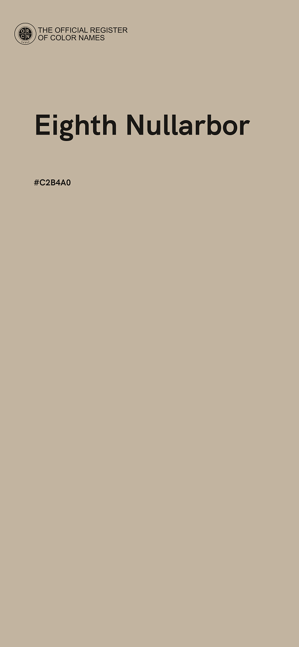 #C2B4A0 - Eighth Nullarbor color image