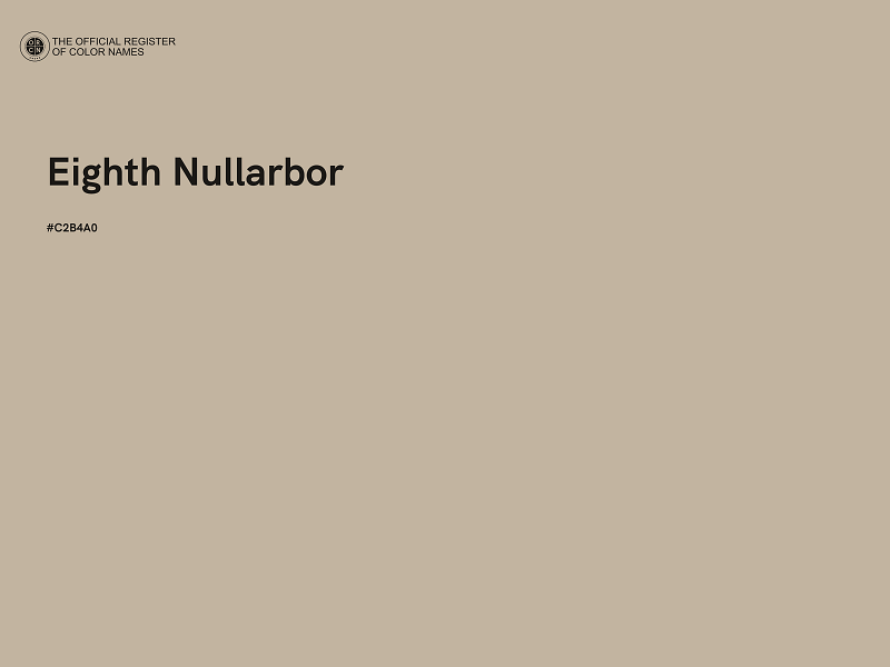 #C2B4A0 - Eighth Nullarbor color image