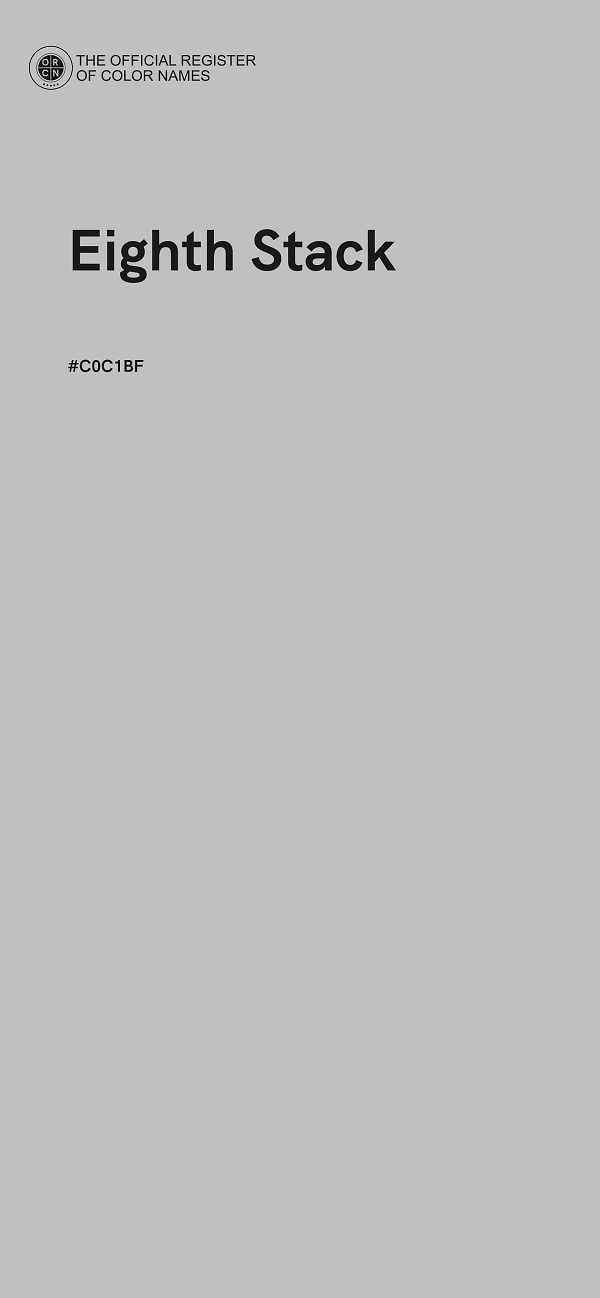 #C0C1BF - Eighth Stack color image