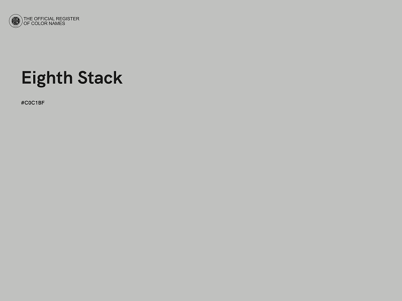 #C0C1BF - Eighth Stack color image