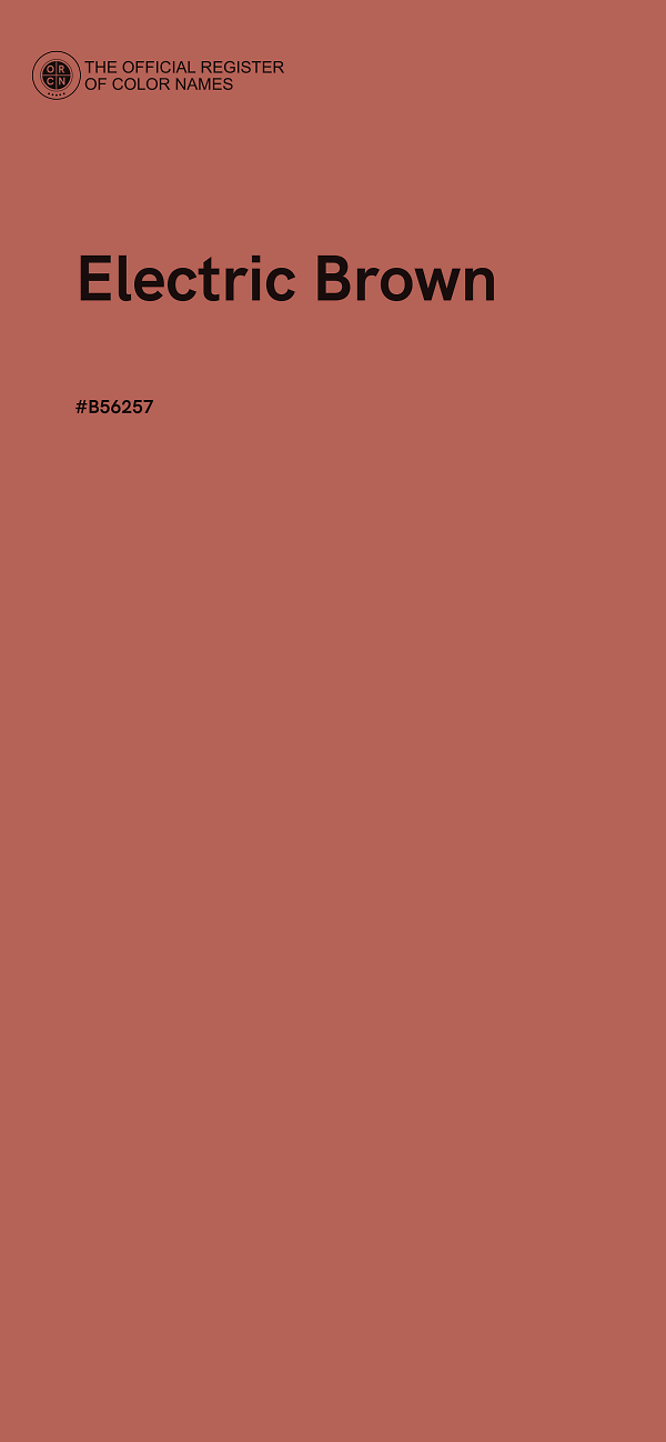 #B56257 - Electric Brown color image