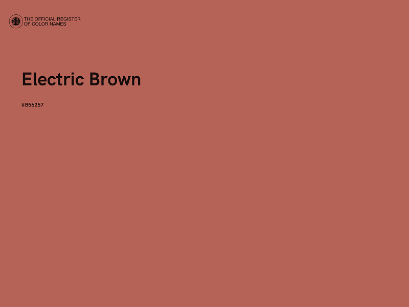 #B56257 - Electric Brown color image